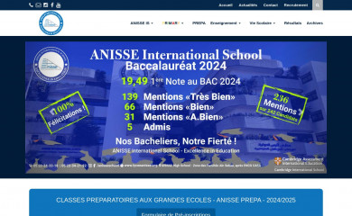 lyceeanisse.org screenshot