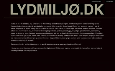 lydmiljø.dk screenshot
