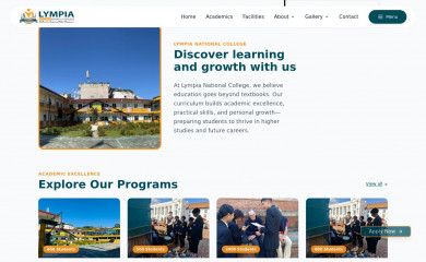 lympia.edu.np screenshot