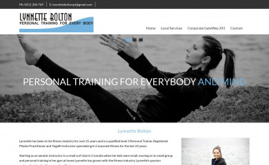 lynnetteboltonpt.com.au screenshot