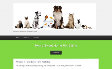 lynchburgpetsitting.com screenshot