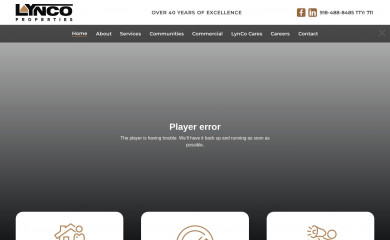 lyncoproperties.com screenshot