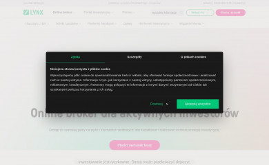 lynxbroker.pl screenshot