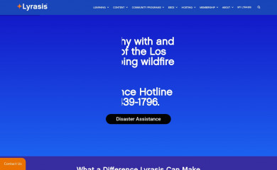 lyrasis.org screenshot
