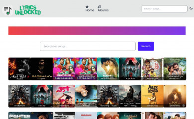 lyricsunlocked.com screenshot