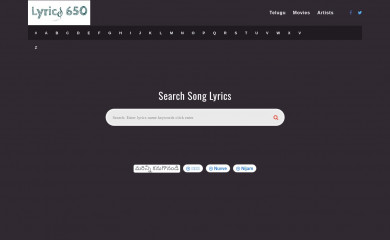 lyrics650.com screenshot