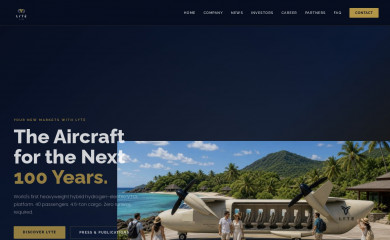 lyteaviation.com screenshot