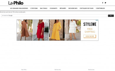 http://la-philosophie.com screenshot