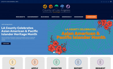 lacounty.gov screenshot