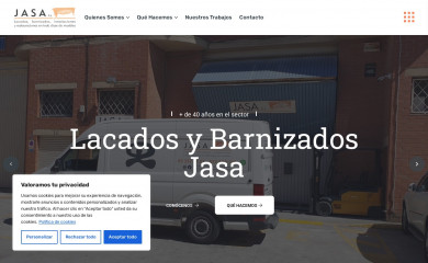 lacadosybarnizadosjasa.es screenshot