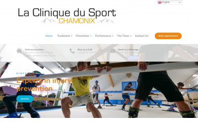 lacliniquedusport.com screenshot