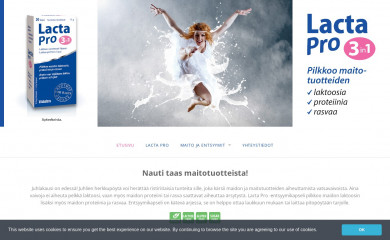 lactapro.fi screenshot