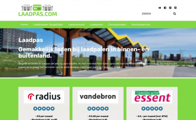 laadpas.com screenshot