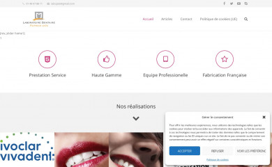 laboratoire-dentaire-jais.com screenshot