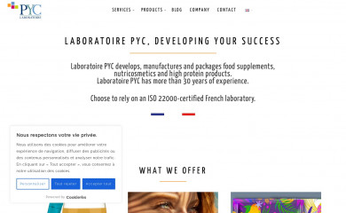laboratoire-pyc.com screenshot