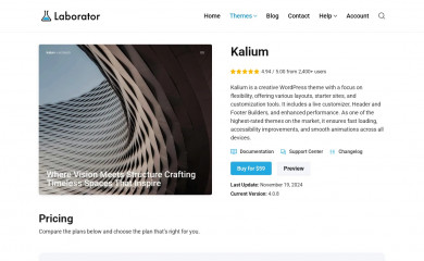 Kalium - Child Theme screenshot