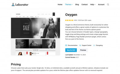 https://laborator.co/themes/oxygen/ screenshot