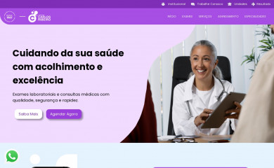 laboratoriocarlosribeiro.com.br screenshot