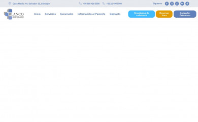 laboratorioblanco.cl screenshot