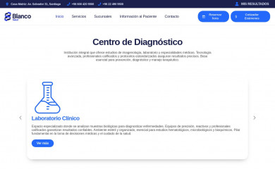 laboratorioblanco.cl screenshot