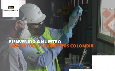 laboratoriopavimentoscolombia.com screenshot