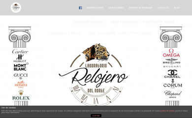 laboratoriorelojerodelnorte.com screenshot