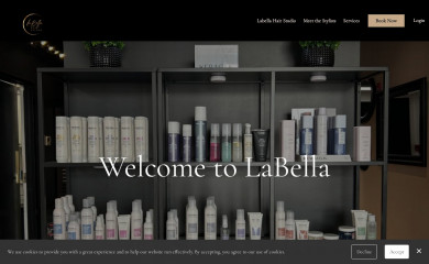 labellahairstudio.biz screenshot