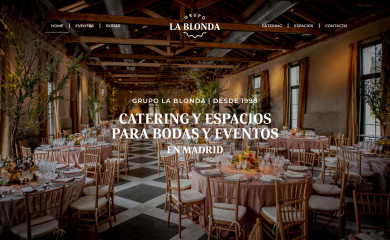 lablondacatering.com screenshot