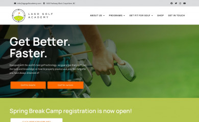 lagogolfacademy.com screenshot