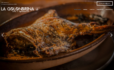 lagolondrinarestaurante.com screenshot