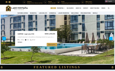 lagomontanarealestate.com screenshot