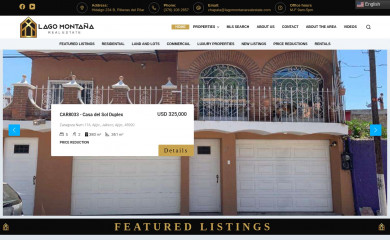 lagomontanarealestate.com screenshot