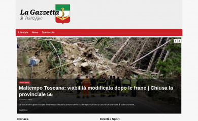 lagazzettadiviareggio.it screenshot