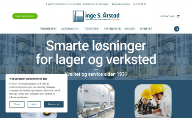 lagertek.no screenshot