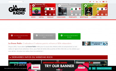 lagrosseradio.com screenshot
