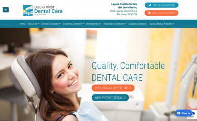 lagunawestdental.net screenshot