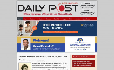 ladailypost.com screenshot