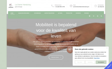 ladamehandzorg.nl screenshot