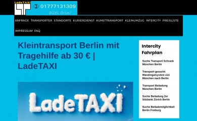 ladetaxi.com screenshot