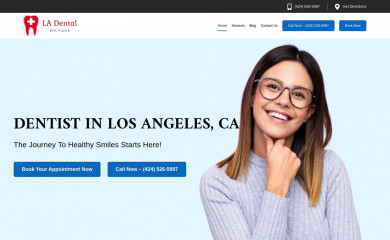 ladentalboutique.com screenshot