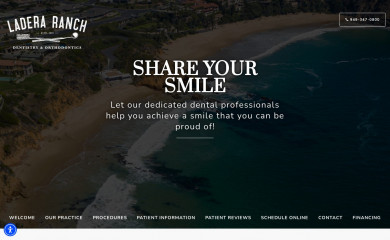laderaranchdentistry.com screenshot