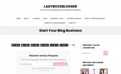 ladybossblogger.com screenshot