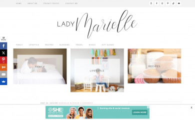 ladymarielle.com screenshot