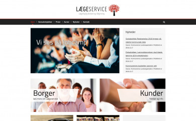 laegeservice.dk screenshot