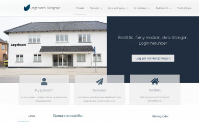 laegerneislangerup.dk screenshot