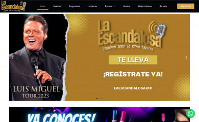 laescandalosa.mx screenshot