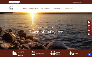lafayettetownship.org screenshot