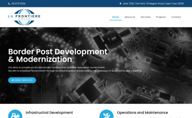 lafrontieregroup.com screenshot
