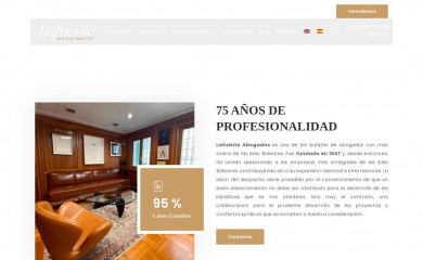 lafuenteabogados.com screenshot