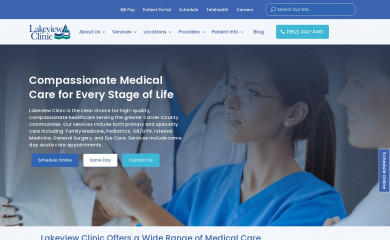 lakeviewclinic.com screenshot